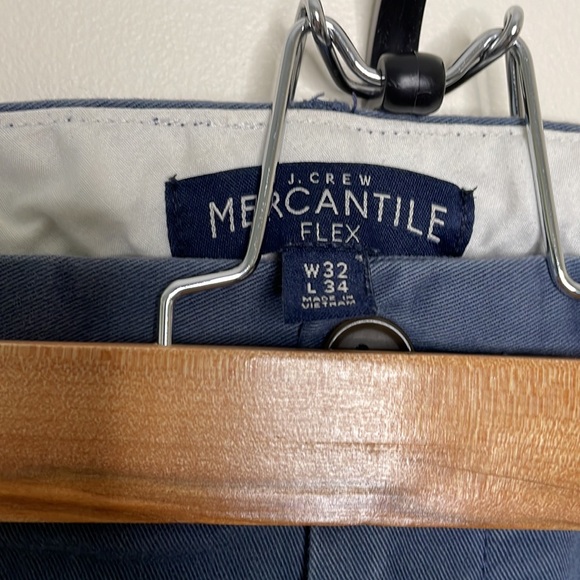 Men’s straight leg flex, slim blue pant - Picture 3 of 6